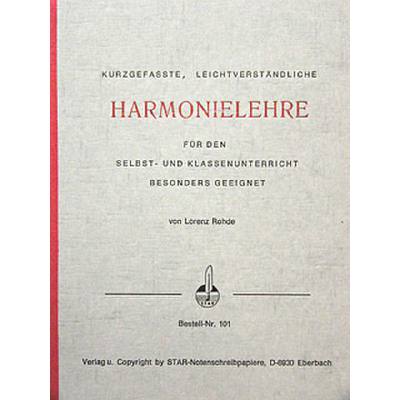 Kurzgefasste Leichtverst Ndliche Harmonielehre Notenbuch De