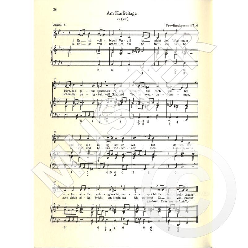Schemelli Gesangbuch Bwv 439 507 Von Bach Johann Sebastian Ba 3449 Noten
