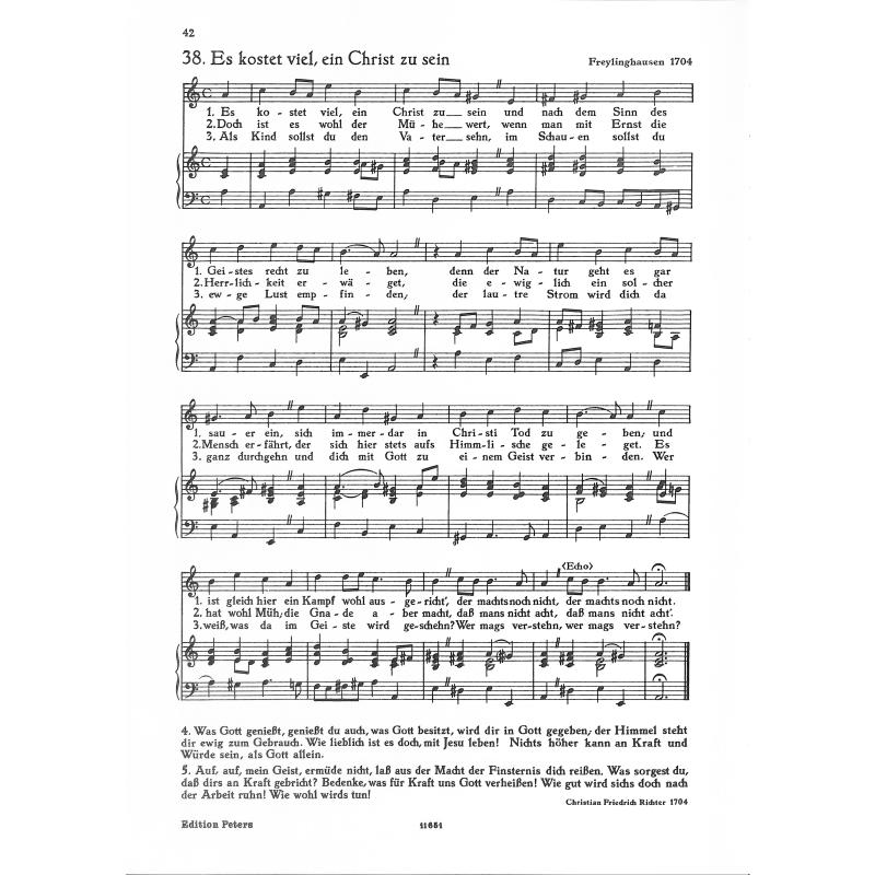 Schemelli Gesangsbuch Von Bach Johann Sebastian Ep 4612 Noten