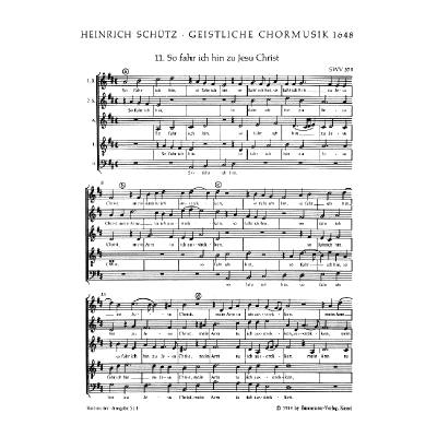 9790006403080 - So fahr ich hin zu Jesu Christ SWV 379