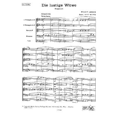 9790012178354 - Die lustige Witwe - Potpourri