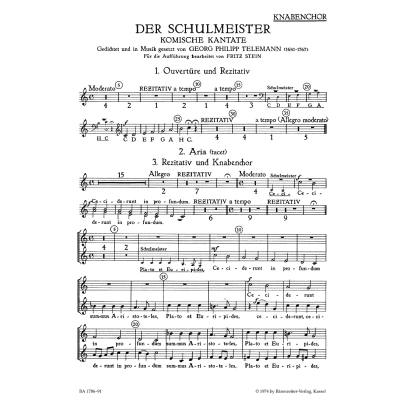 9790006414192 - Der Schulmeister - komische Kantate
