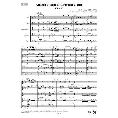 Adagio c-moll + Rondo C-Dur KV 617