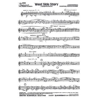 West Side Story Blasmusik Blasmusik ist laengst nicht mehr nur auf traditionelle volksmusik beschraenkt. west side story blasmusik