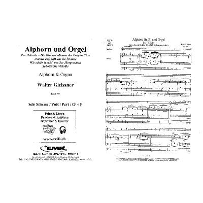 Alphorn Und Organ - Notenbuch.de