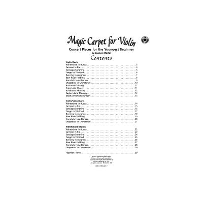 0038081302942 - Magic carpet for violin