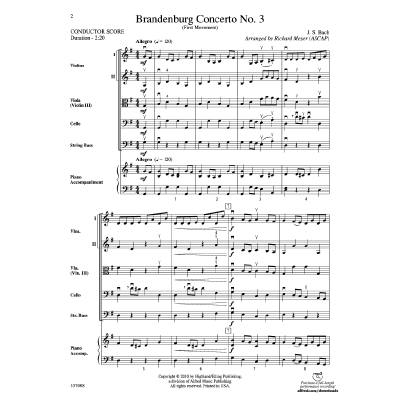 Brandenburgisches Konzert 3 Satz 1