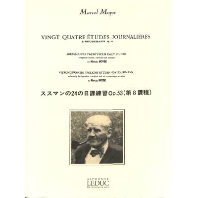 9790046203114 - 24 Etudes journalieres de Soussmann op 53 9790046203114 - 24 Etudes journalieres de Soussmann op 53