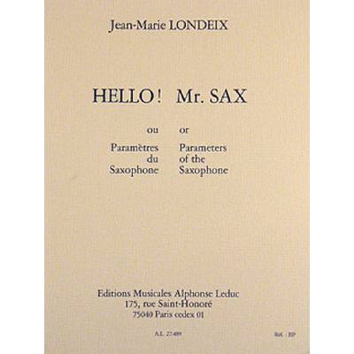 9790046274893 - Hello Mr Sax 9790046274893 - Hello Mr Sax