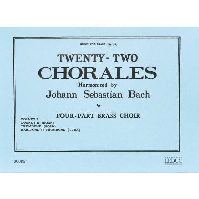 9790046282768 - 22 Chorales | Choräle