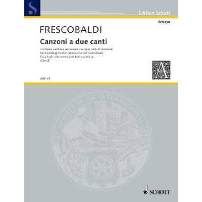 9790001001694 - Canzoni a due canti col basso continuo