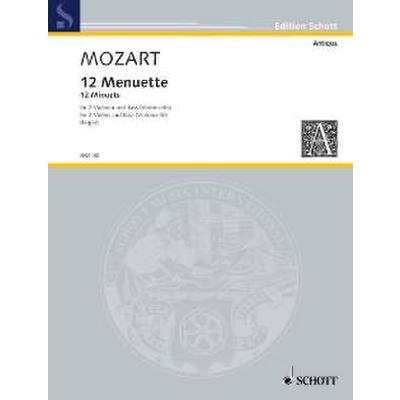 9790001002943 - 12 Menuette 9790001002943 - 12 Menuette
