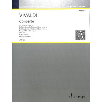 Concerto F-Dur op 10/1 (la tempesta di mare) RV 433