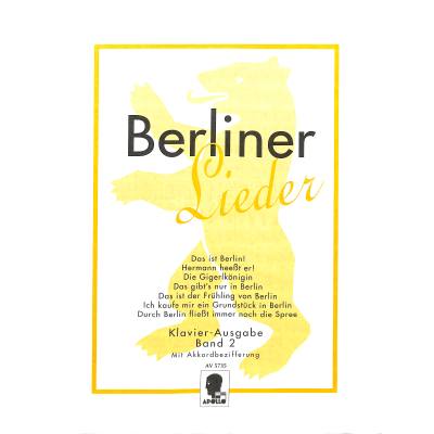 9790203915843 - Berliner Lieder 2 9790203915843 - Berliner Lieder 2