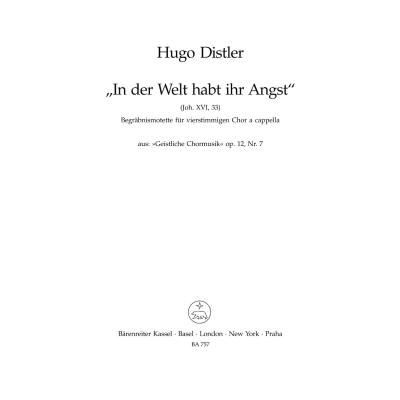 9790006405220 - In der Welt habt ihr Angst