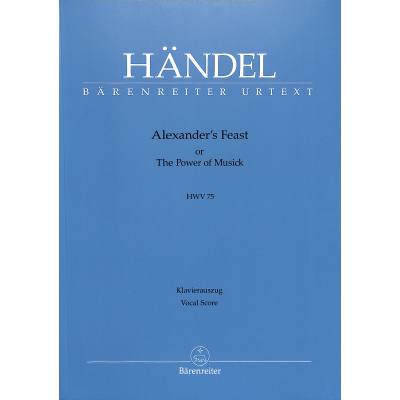 9790006442522 - Alexanderfest HWV 75 9790006442522 - Alexanderfest HWV 75