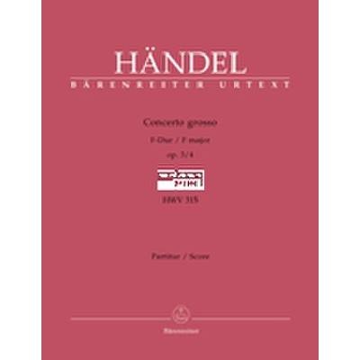 Concerto grosso F-Dur op 3/4 HWV 315