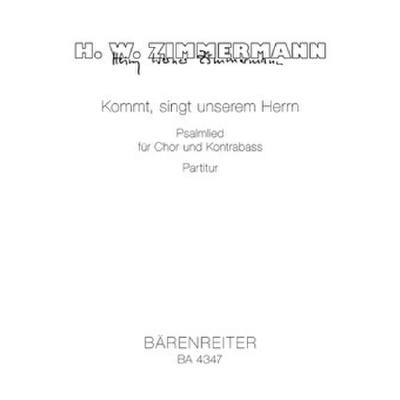 9790006447312 - Kommt singt unserem Herrn