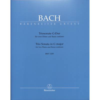 Triosonate G-Dur BWV 1039
