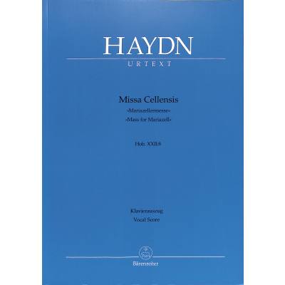 9790006452248 - Missa cellensis Hob 22 8 (Mariazeller Messe) 9790006452248 - Missa cellensis Hob 22 8 (Mariazeller Messe)