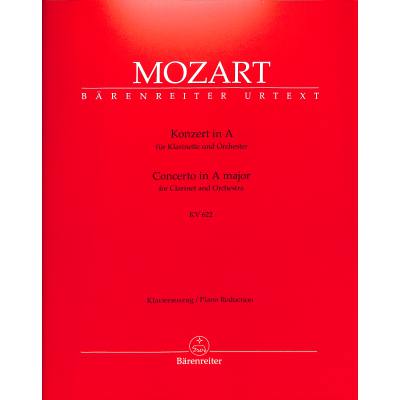 9790006456291 - Mozart Wolfgang Amadeus - GEBRAUCHT Konzert in A für Klarinette und Orchester KV 622 Concerto in A major for Clarinet and Orchestra KV 622 - Preis vom 19112023 061210 h