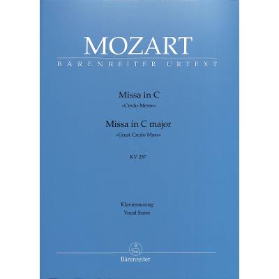9790006457632 - Missa C-Dur KV 257 (Credomesse)