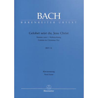 9790006490783 - Kantate 91 Gelobet seist du Jesu Christ BWV 91