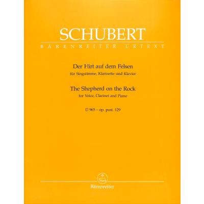 9790006472857 - Der Hirt auf dem Felsen op 129