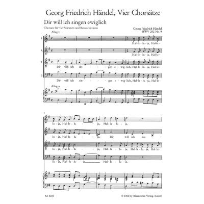 9790006477425 - Tochter Zion freue dich + Dir will ich singen ewiglich