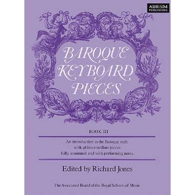 9781854724601 - Baroque keyboard pieces 3