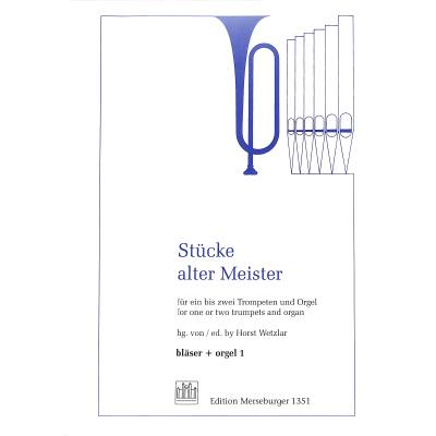 9790200713329 - Noten Stücke alter Meister 1-2 Trompeten & Orgel Ed 1351 trumpet