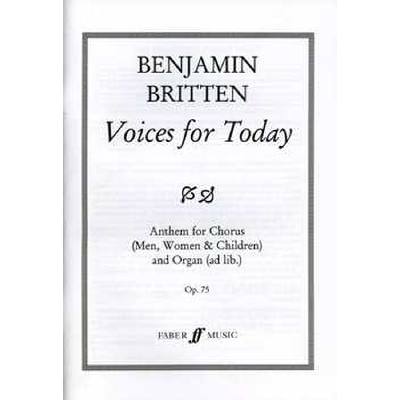 9780571500208 - Voices for today op 75