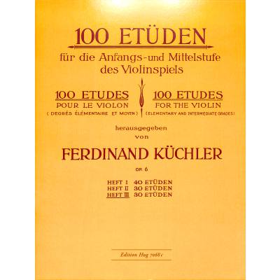 9790202814031 - 100 Etüden 3