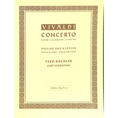 9790202815274 - Concerto G-Dur op 3 3 RV 310 PV 96 F 1 173 T 408