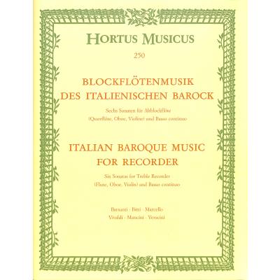 9790006004829 - Blockflötenmusik des italienischen Barock