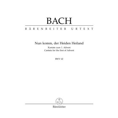 9790006202843 - Kantate 62 nun komm der Heiden Heiland BWV 62