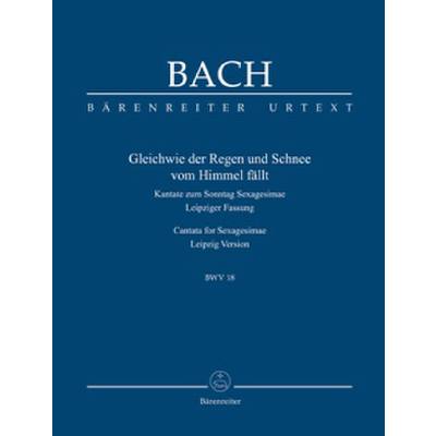 9790006202768 - Kantate 18 Gleichwie der Regen und Schnee vom Himmel fällt BWV 18 9790006202768 - Kantate 18 Gleichwie der Regen und Schnee vom Himmel fällt BWV 18