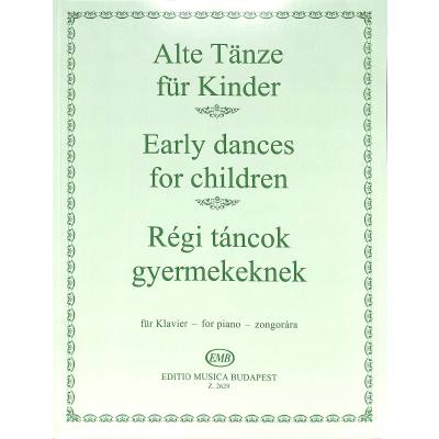 9790080026298 - Alte Tänze für Kinder