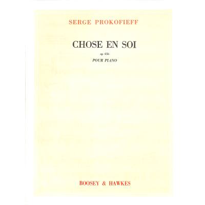 9790060020452 - Chose en soi op 45b 9790060020452 - Chose en soi op 45b