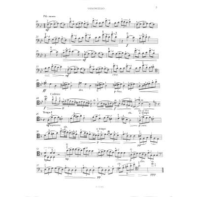 P Tschaikowsky I - Nocturne Noten für Violoncello und Streicher Quintett