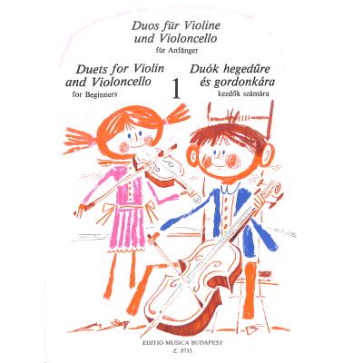 9790080087336 - Noten Duos für Violine & Violoncello für Anfänger 1 Edition Musica EMB 8733