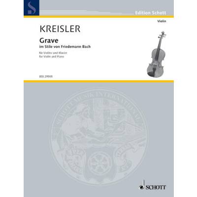 9790001106795 - Grave im Stile von W F Bach 9790001106795 - Grave im Stile von W F Bach
