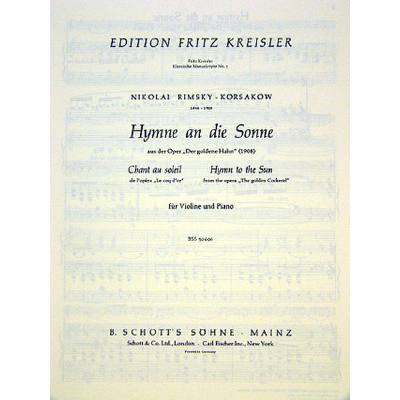 9790001106917 - Hymne an die Sonne (der goldene Hahn)