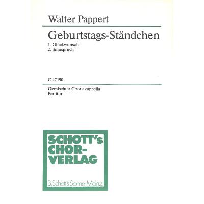 9790001016285 - Geburtstagsständchen