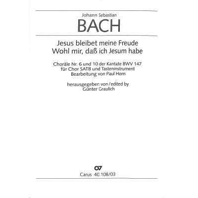 9790007061975 - Jesus bleibet meine Freude (Kantate BWV 147)