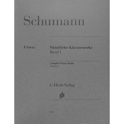 9790201809205 - Sämtliche Klavierwerke 1 - Robert Schumann Kartoniert (TB)