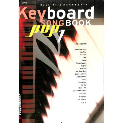 9783802402814 - Keyboard Songbook Pop 1