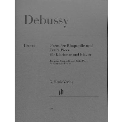 9790201807898 - Claude Debussy - GEBRAUCHT Première Rhapsodie und Petite Pièce für Klarinette und Orchester Klarinette und Klavier - Preis vom 14112023 060849 h