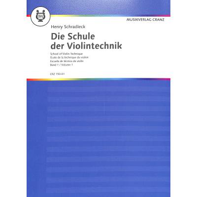 9783920201030 - Die Schule der ViolintechnikBd1 - Henry Schradieck Geheftet