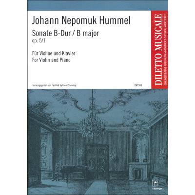 9790012105909 - Sonate B-Dur op 5 1 9790012105909 - Sonate B-Dur op 5 1